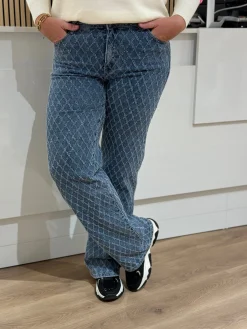 Wide leg jeans Suus medium blue
