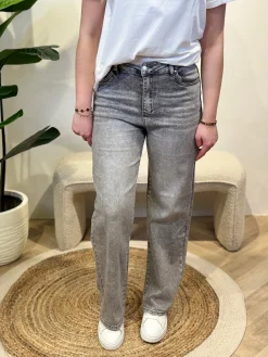 Wide leg jeans Sylvie Grey
