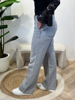 Wide leg Maxine light grey C.O.J lengte 34