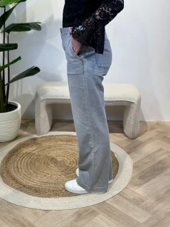 Wide leg Maxine light grey C.O.J lengte 34